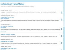 Tablet Screenshot of extendingframemaker.blogspot.com