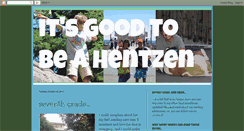 Desktop Screenshot of good2bhentzen.blogspot.com