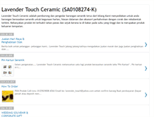 Tablet Screenshot of lavendertouch.blogspot.com
