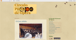 Desktop Screenshot of circuloportuensedeopera.blogspot.com