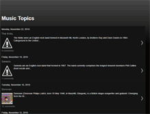 Tablet Screenshot of music-topics.blogspot.com