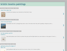 Tablet Screenshot of kristintexeirapaintings.blogspot.com