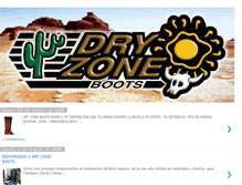 Tablet Screenshot of dryzoneboots.blogspot.com