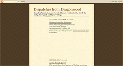 Desktop Screenshot of dragonwooddispatch.blogspot.com