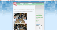 Desktop Screenshot of colegiosaludable.blogspot.com