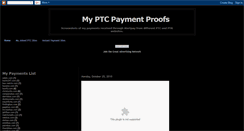 Desktop Screenshot of my-ptc-payment-proofs.blogspot.com