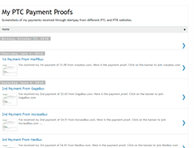 Tablet Screenshot of my-ptc-payment-proofs.blogspot.com