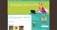 Desktop Screenshot of momatworkkitchenwonders.blogspot.com