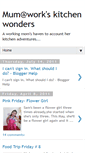 Mobile Screenshot of momatworkkitchenwonders.blogspot.com