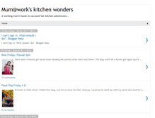 Tablet Screenshot of momatworkkitchenwonders.blogspot.com