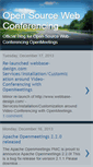 Mobile Screenshot of opensourcewebconferencing.blogspot.com