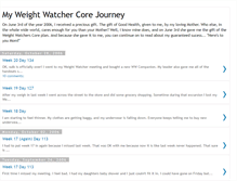 Tablet Screenshot of mywwcorejourney.blogspot.com