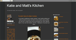 Desktop Screenshot of katieandmattskitchen.blogspot.com