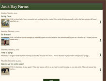 Tablet Screenshot of jasikhayfarms.blogspot.com