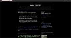 Desktop Screenshot of lifeofababypriest.blogspot.com