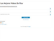 Tablet Screenshot of losmejoresvideosderisadelmundo.blogspot.com