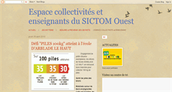 Desktop Screenshot of collectivitesictomouest.blogspot.com