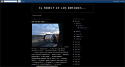 Desktop Screenshot of elrumordelosbosques.blogspot.com