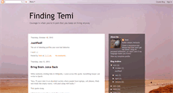 Desktop Screenshot of findingtemi.blogspot.com