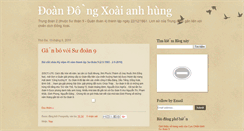 Desktop Screenshot of doandongxoai.blogspot.com