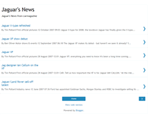 Tablet Screenshot of jaguars-news.blogspot.com
