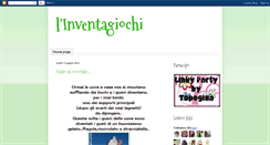 Desktop Screenshot of inventagiochi.blogspot.com