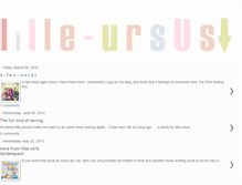 Tablet Screenshot of lille-ursus.blogspot.com