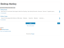 Tablet Screenshot of desktopmonkey.blogspot.com