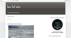 Desktop Screenshot of bare-foot-notes.blogspot.com