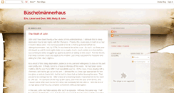 Desktop Screenshot of buschelmaenner.blogspot.com