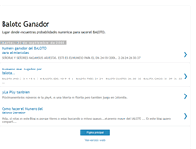Tablet Screenshot of ganabaloto.blogspot.com