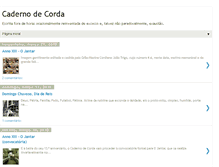 Tablet Screenshot of cadernodecorda.blogspot.com