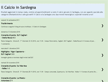 Tablet Screenshot of calciosardegna.blogspot.com