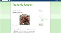 Desktop Screenshot of faunadefondon.blogspot.com