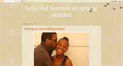 Desktop Screenshot of leilanormwedding.blogspot.com