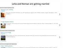 Tablet Screenshot of leilanormwedding.blogspot.com