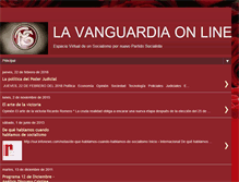 Tablet Screenshot of lavanguardiaonline.blogspot.com