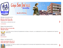 Tablet Screenshot of colegiosanjosesscc.blogspot.com