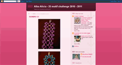 Desktop Screenshot of albalicia25motifchallenge2010.blogspot.com