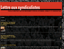 Tablet Screenshot of debat-syndicats.blogspot.com