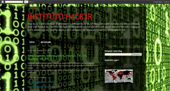 Desktop Screenshot of institutohacker.blogspot.com