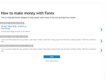 Tablet Screenshot of make-money-with-forex-fast.blogspot.com