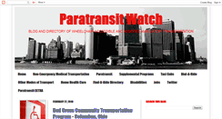 Desktop Screenshot of paratransitwatch.blogspot.com