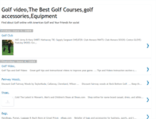 Tablet Screenshot of golfspring.blogspot.com