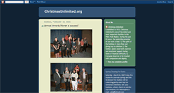 Desktop Screenshot of christmasunlimited.blogspot.com