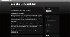 Desktop Screenshot of manfalah88.blogspot.com