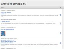 Tablet Screenshot of mauriciosoaresjr.blogspot.com