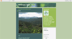 Desktop Screenshot of homenajeapaoli.blogspot.com