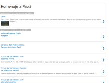 Tablet Screenshot of homenajeapaoli.blogspot.com