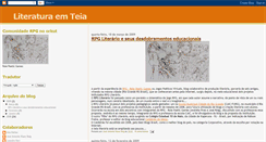Desktop Screenshot of literaturaemteia.blogspot.com